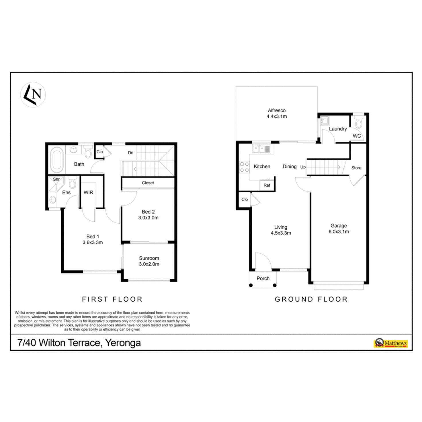 Floorplan of Homely unit listing, 7/40 Wilton Terrace, Yeronga QLD 4104