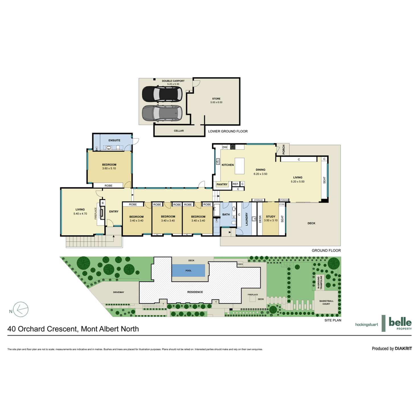 Floorplan of Homely house listing, 40 Orchard Crescent, Mont Albert North VIC 3129