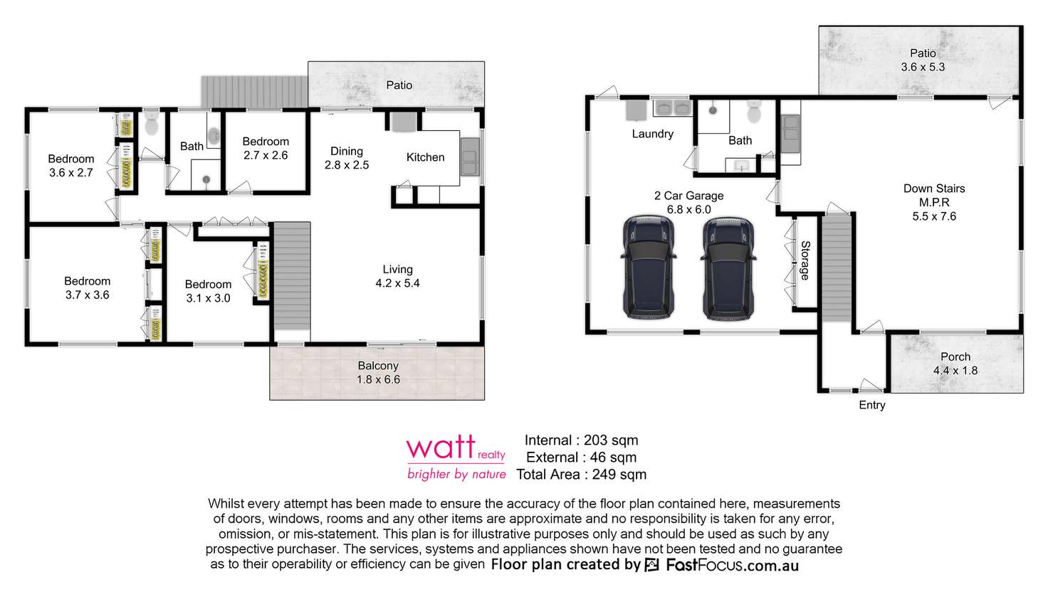 Floorplan of Homely house listing, 8 Kensington Way, Strathpine QLD 4500