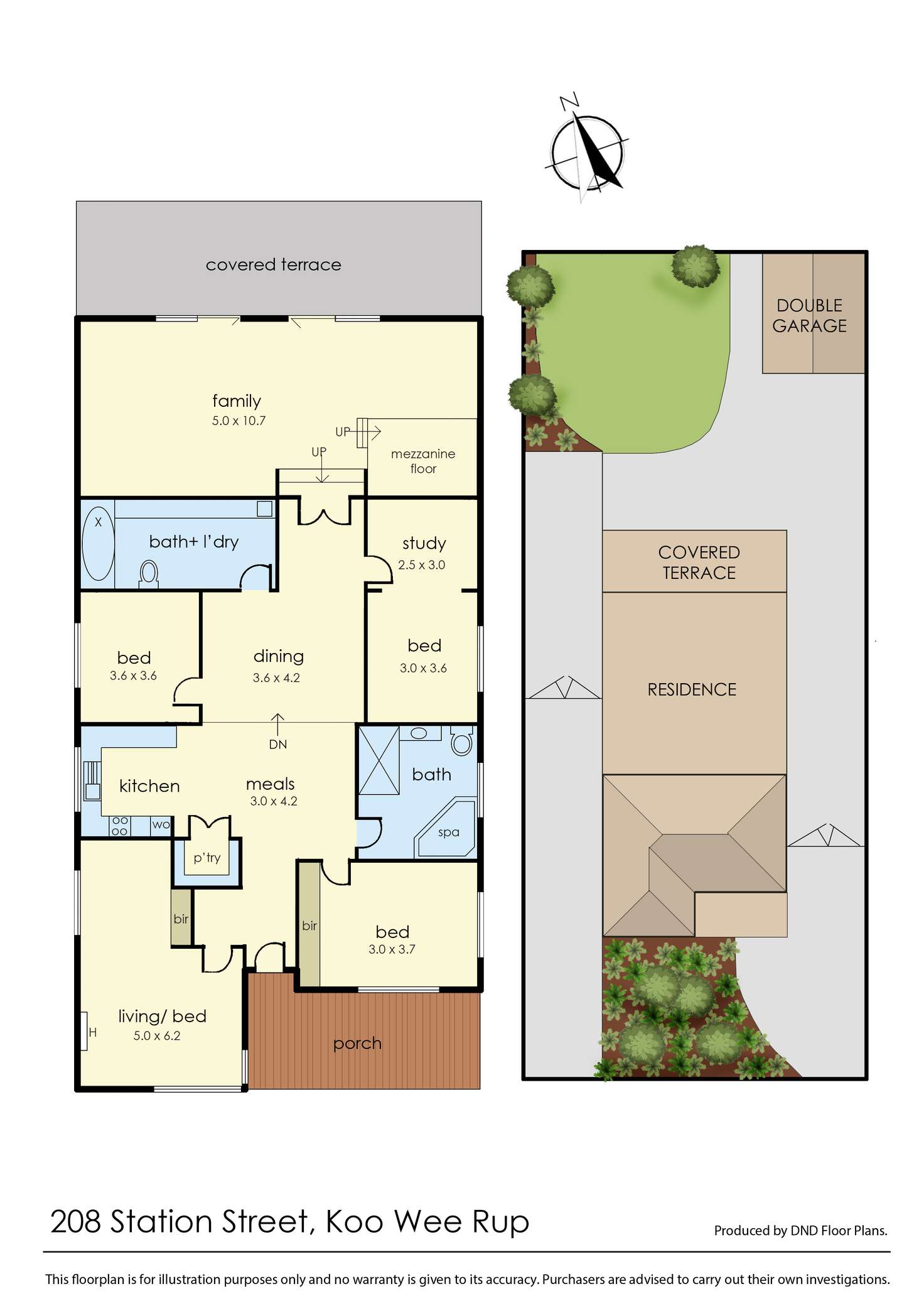 Floorplan of Homely house listing, 208 Station Street, Koo Wee Rup VIC 3981