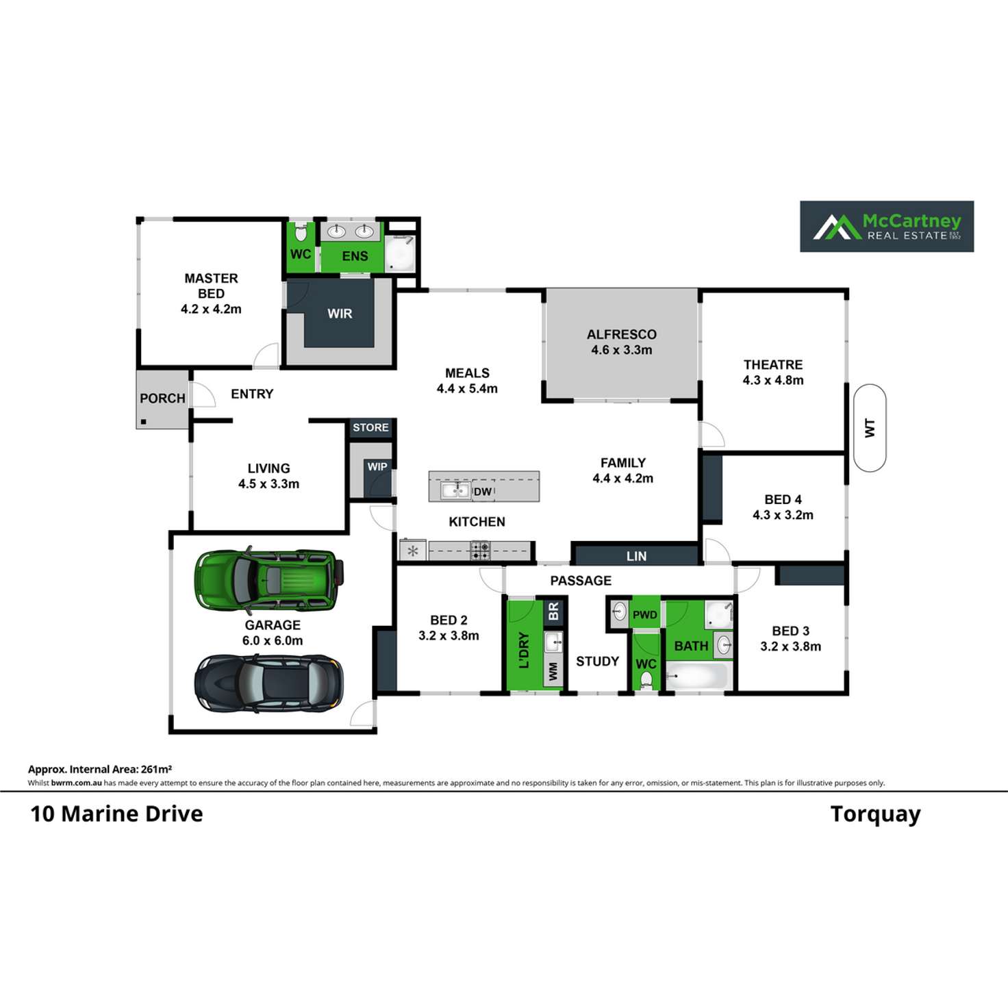 Floorplan of Homely house listing, 10 Marine Drive, Torquay VIC 3228