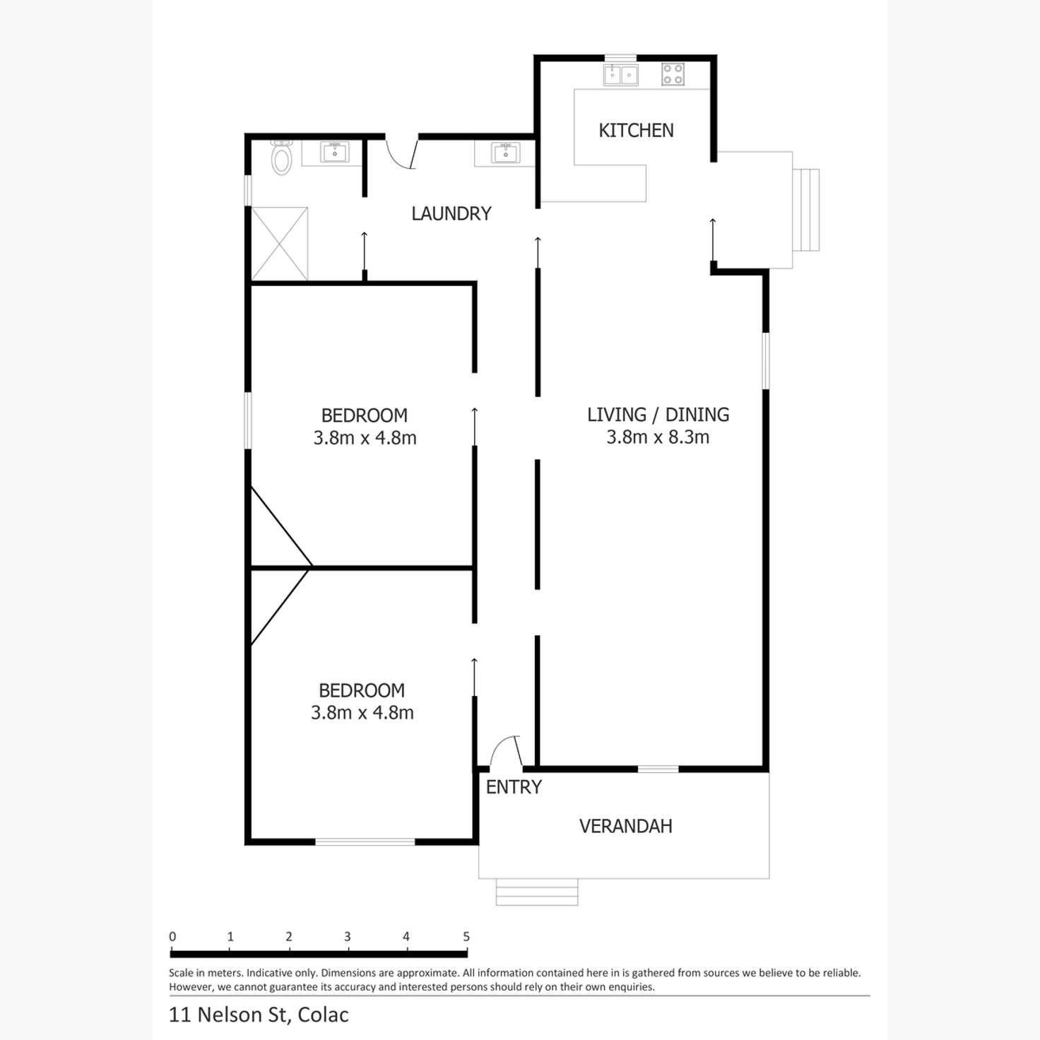 Floorplan of Homely house listing, 11 Nelson Street, Colac VIC 3250
