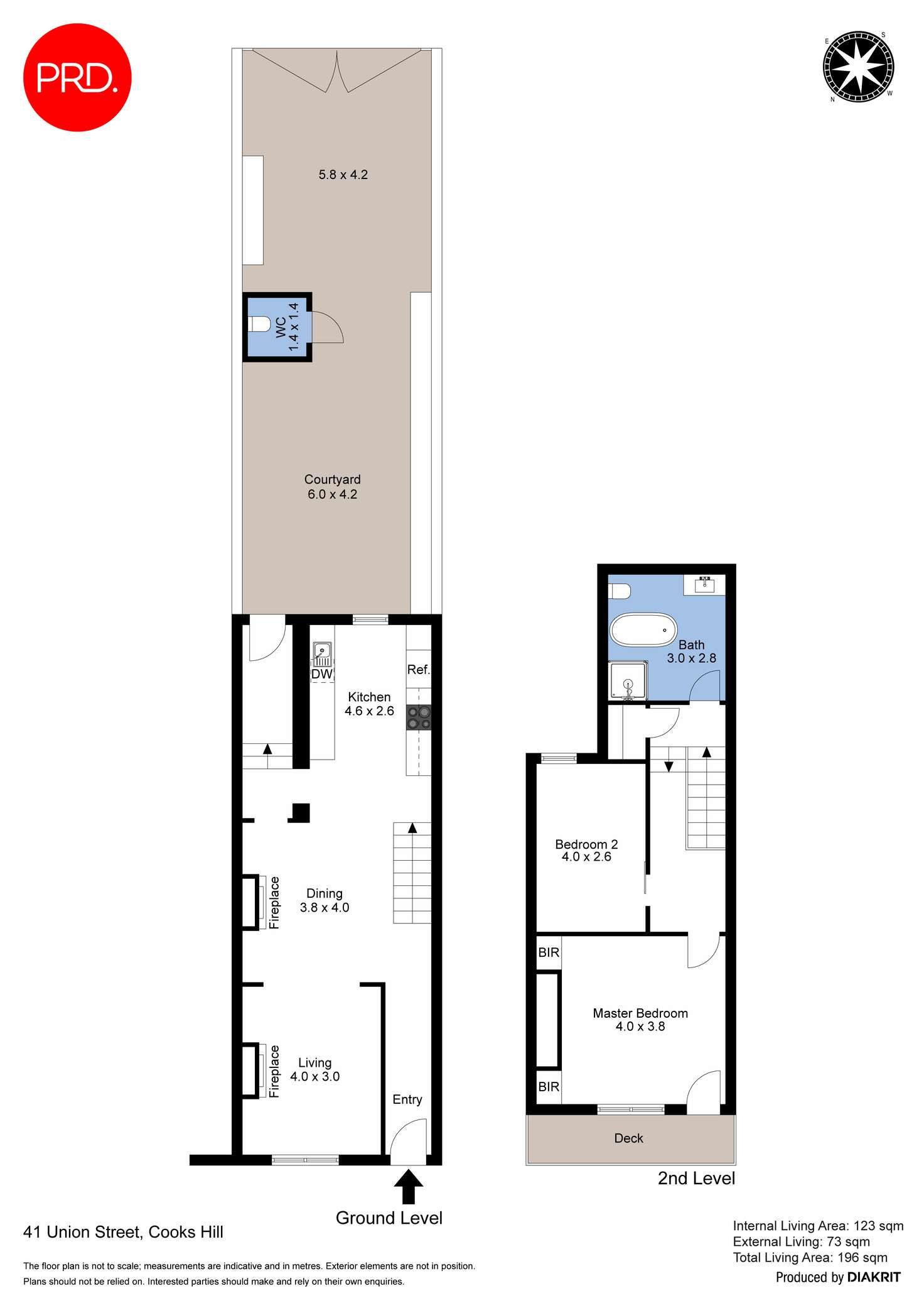 Floorplan of Homely house listing, 41 Union Street, Cooks Hill NSW 2300