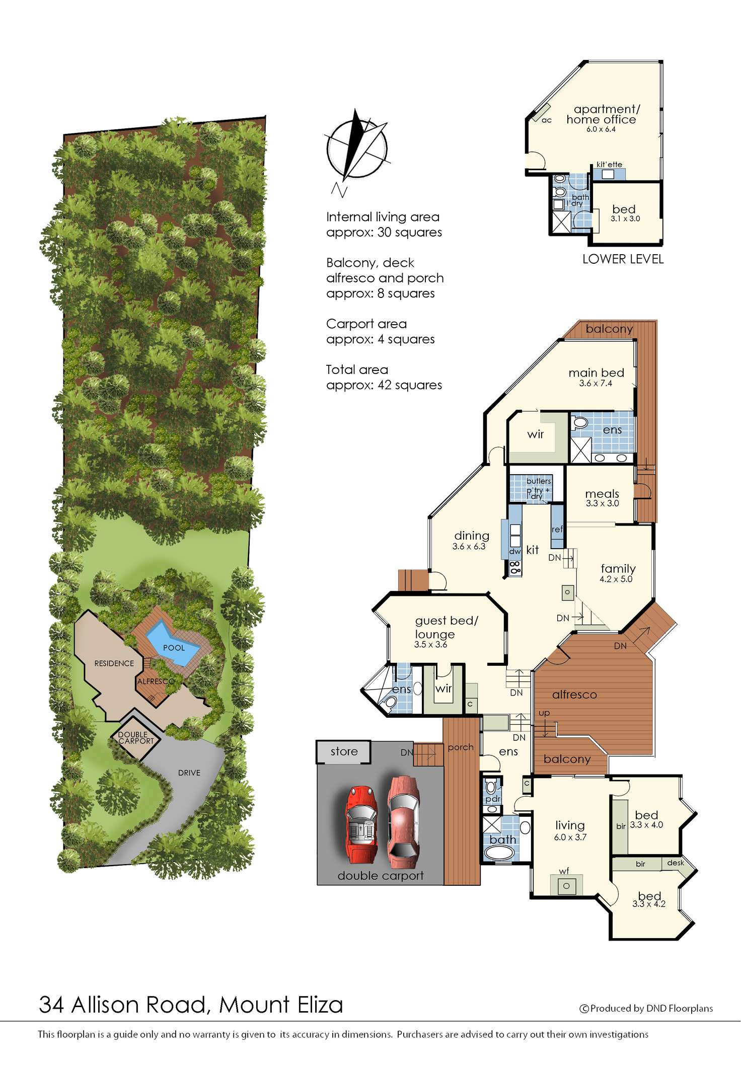 Floorplan of Homely house listing, 34 Allison Road, Mount Eliza VIC 3930