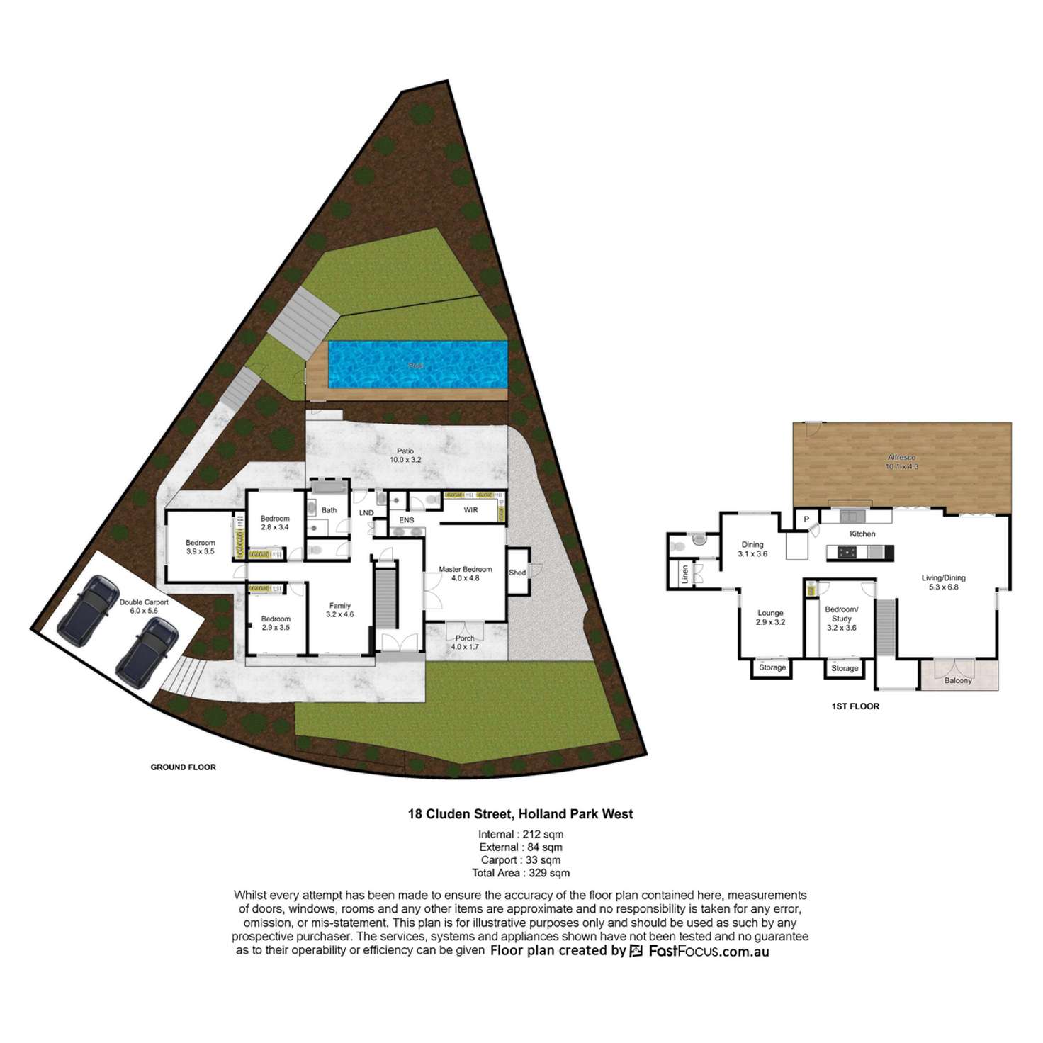 Floorplan of Homely house listing, 18 Cluden Street, Holland Park West QLD 4121