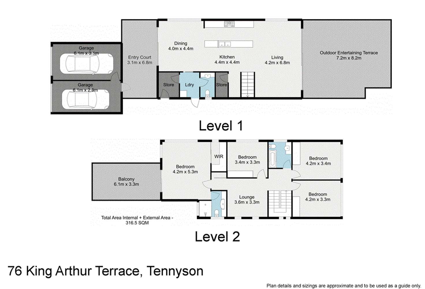 Floorplan of Homely house listing, 76 King Arthur Terrace, Tennyson QLD 4105
