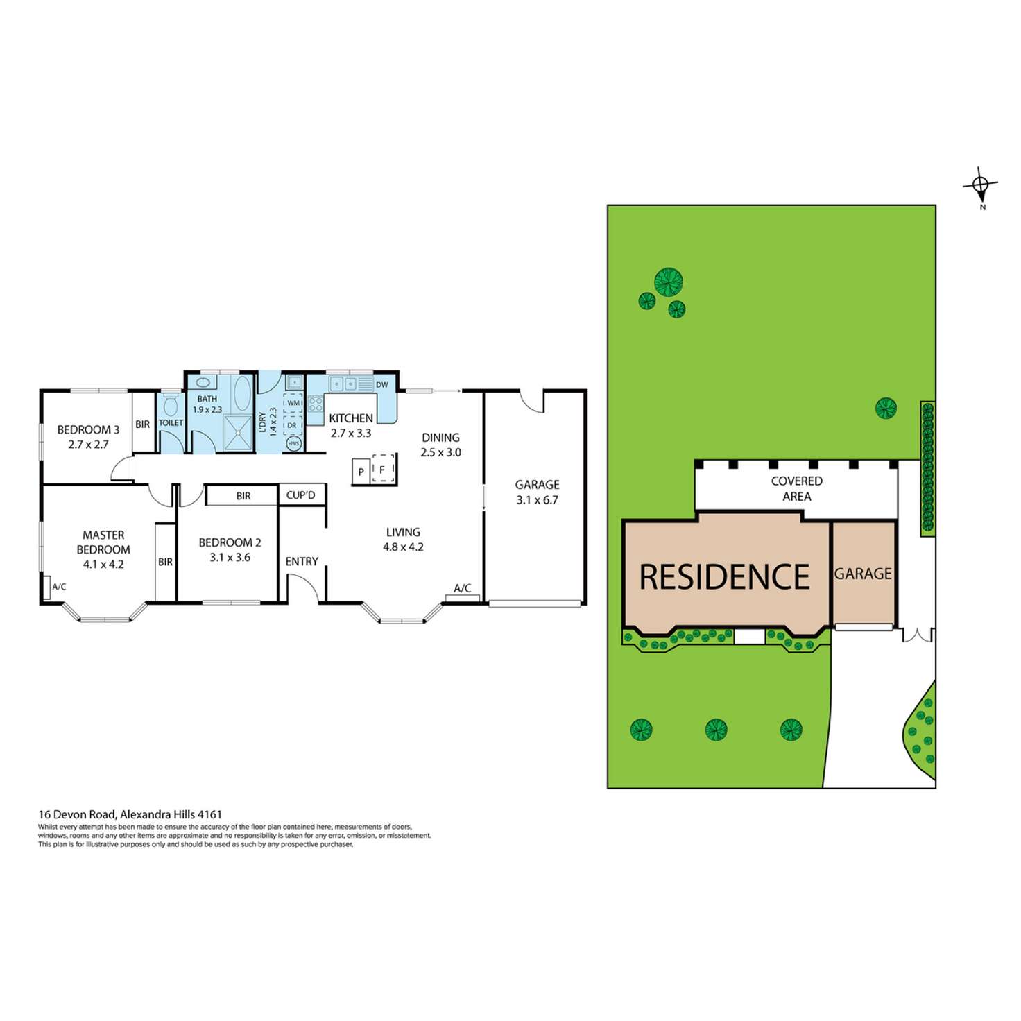 Floorplan of Homely house listing, 16 Devon Road, Alexandra Hills QLD 4161