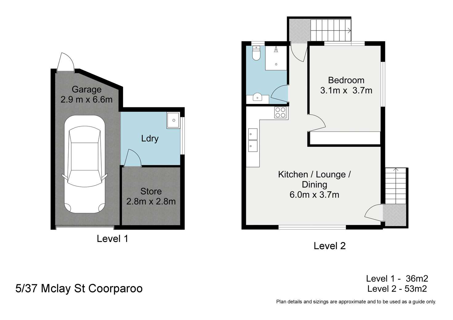 Floorplan of Homely apartment listing, 5/37 McLay Street, Coorparoo QLD 4151