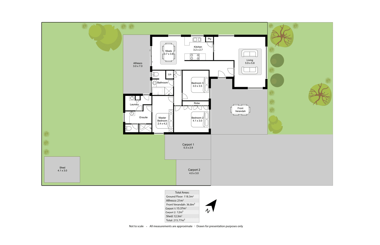Floorplan of Homely house listing, 34 Rochester Way, Dianella WA 6059