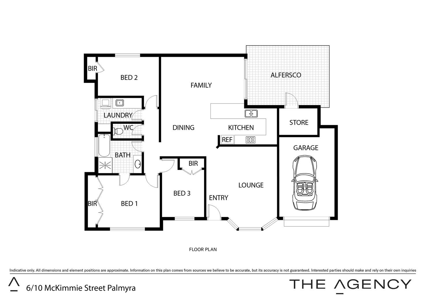 Floorplan of Homely villa listing, 6/10 McKimmie Road, Palmyra WA 6157