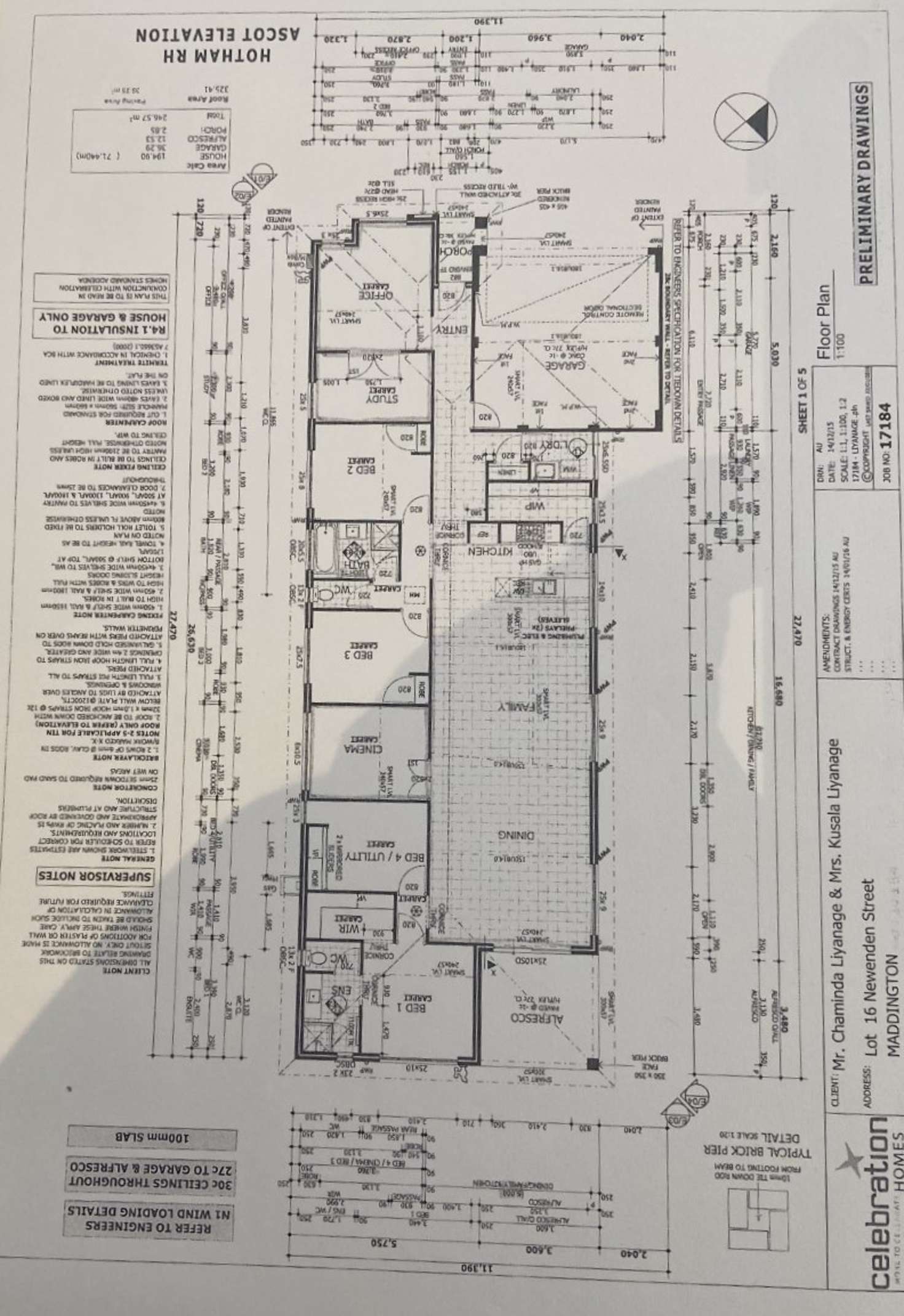 Floorplan of Homely house listing, 32 Newenden Street, Maddington WA 6109
