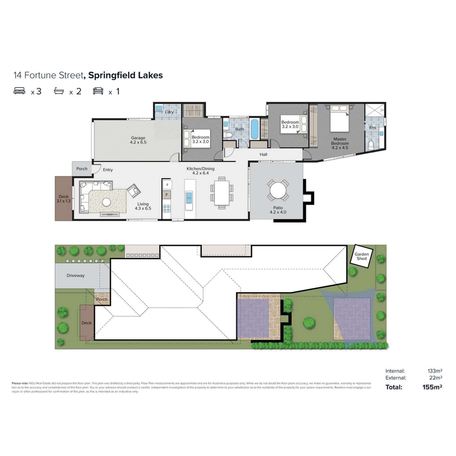 Floorplan of Homely house listing, 14 Fortune Street, Springfield Lakes QLD 4300