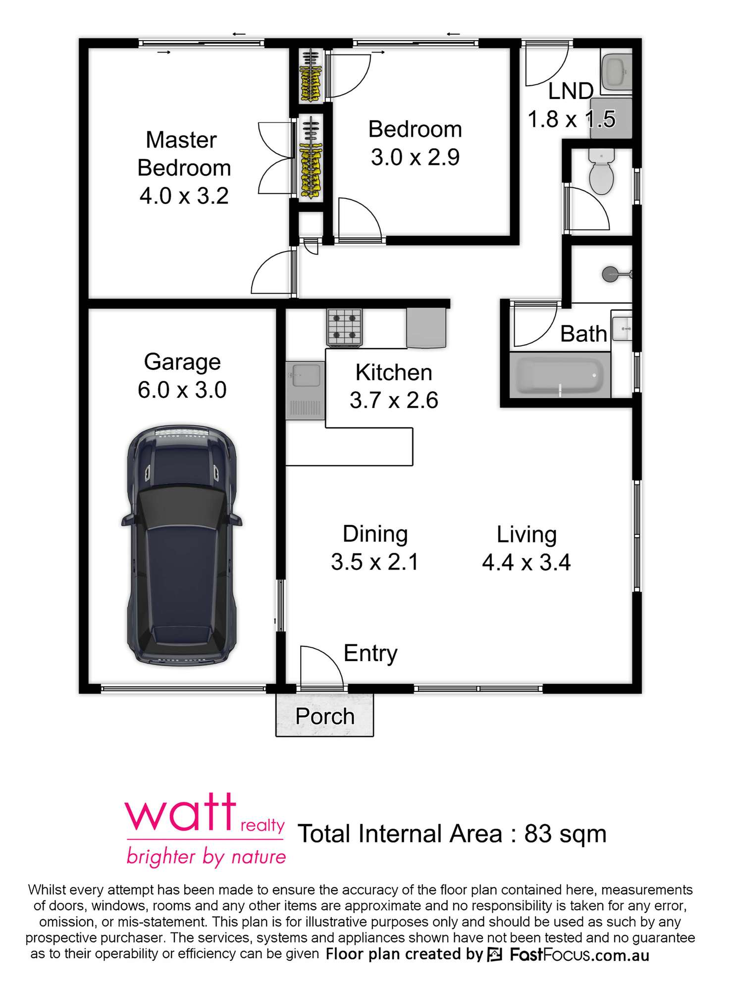 Floorplan of Homely unit listing, 4/33 Eveline Street, Margate QLD 4019