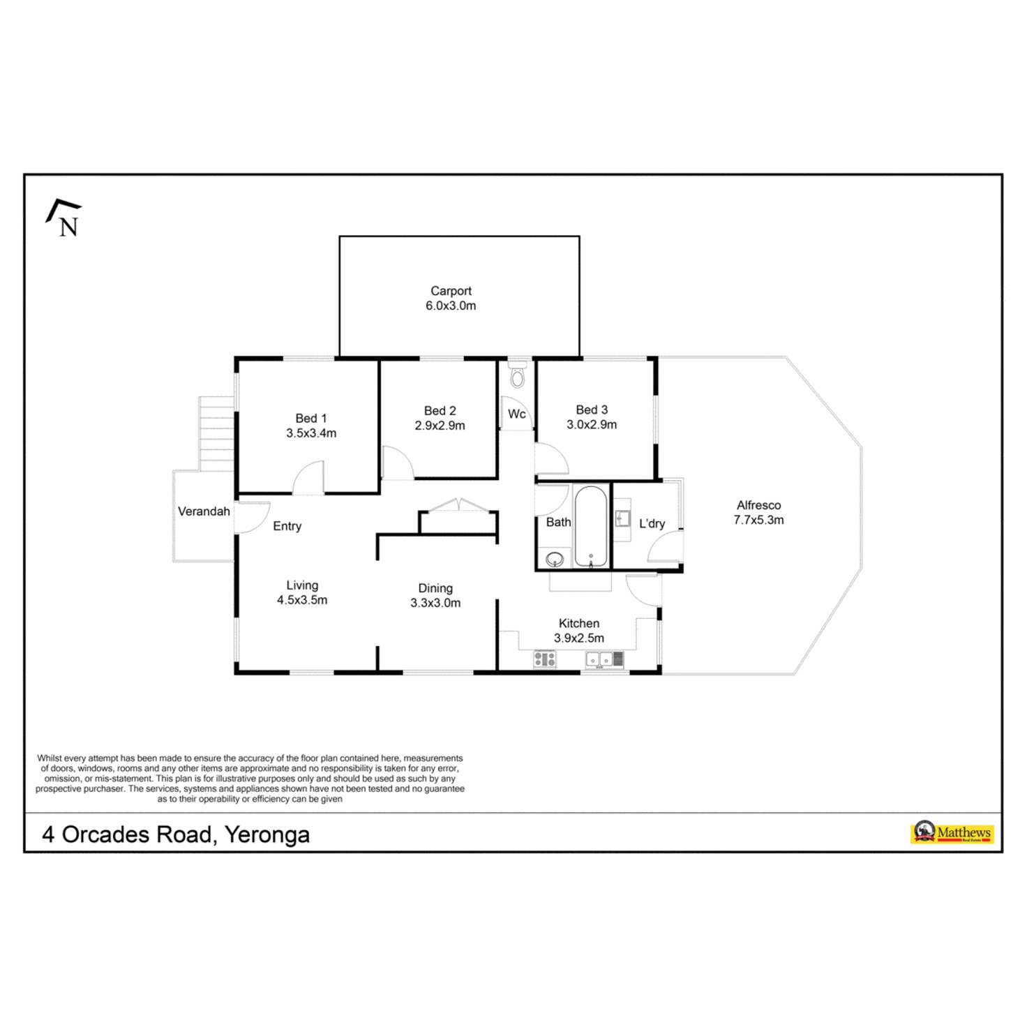 Floorplan of Homely house listing, 4 Orcades Road, Yeronga QLD 4104