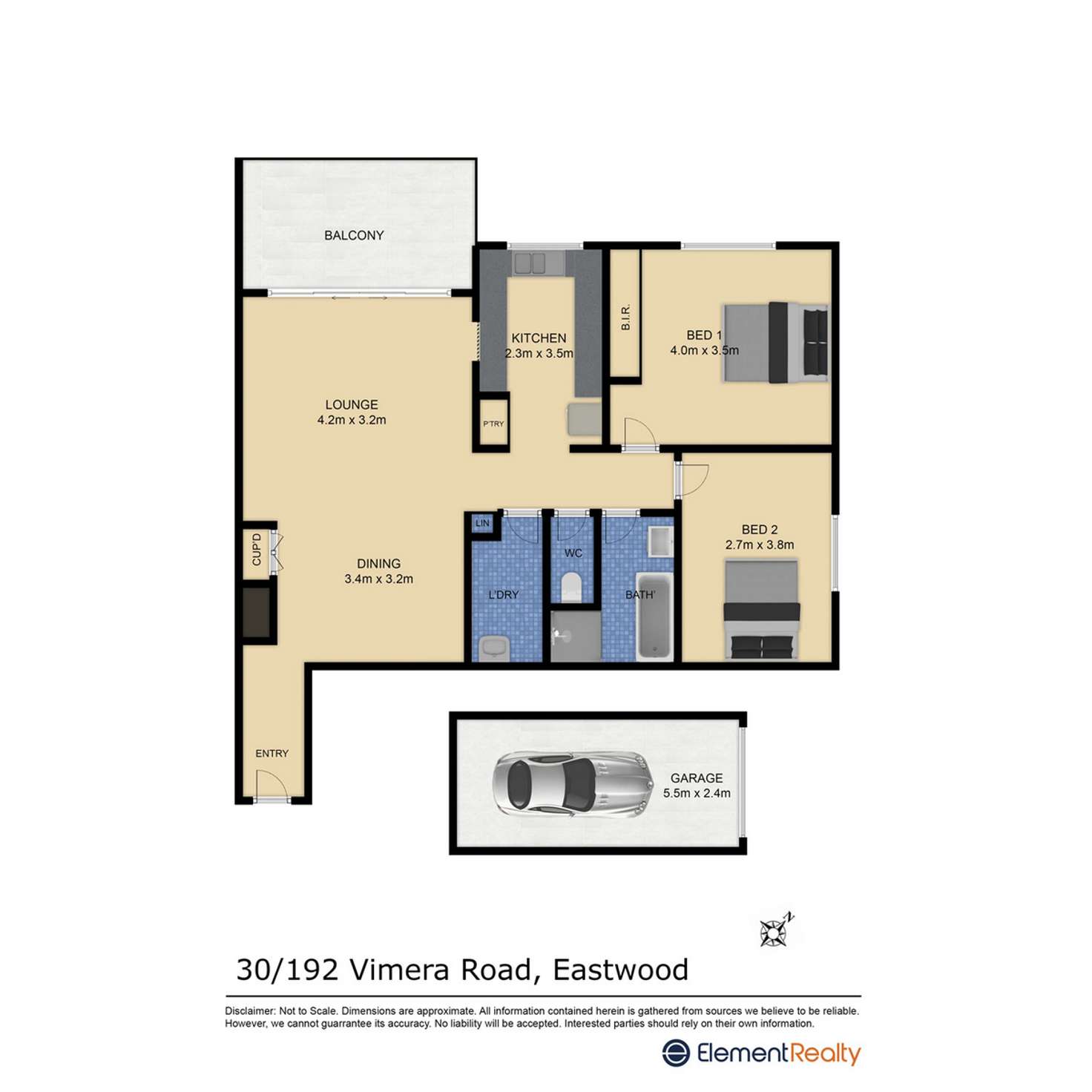 Floorplan of Homely unit listing, 30/192-200 Vimiera Road, Marsfield NSW 2122