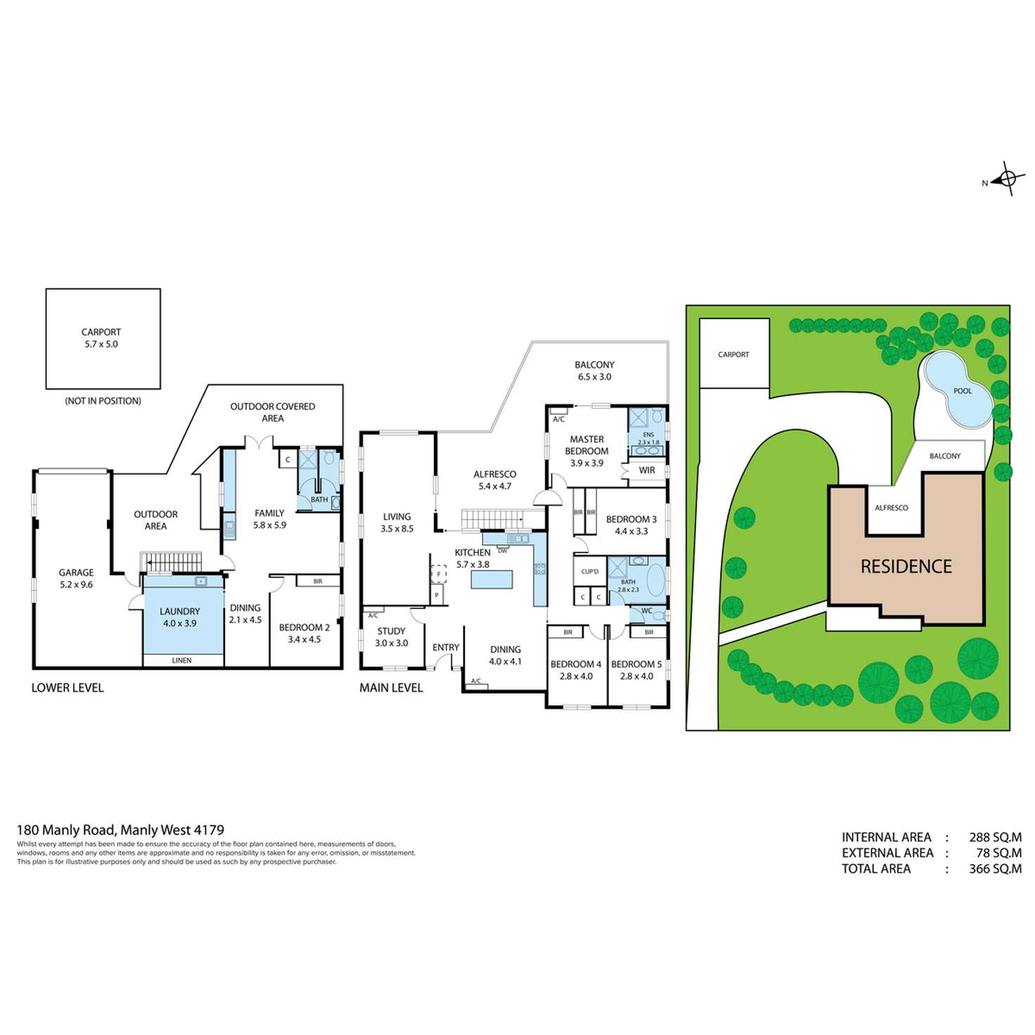 Floorplan of Homely house listing, 180 Manly Road, Manly West QLD 4179