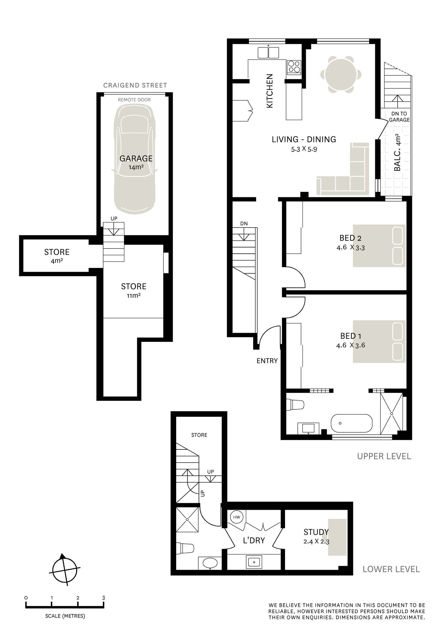 Floorplan of Homely apartment listing, 4/6 Royston Street, Darlinghurst NSW 2010