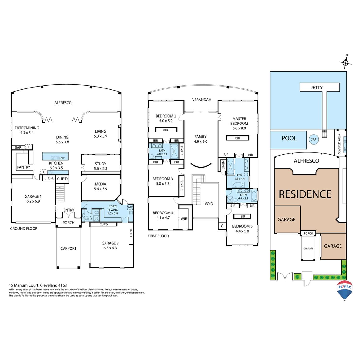 Floorplan of Homely house listing, 15 Marram Court, Raby Bay QLD 4163