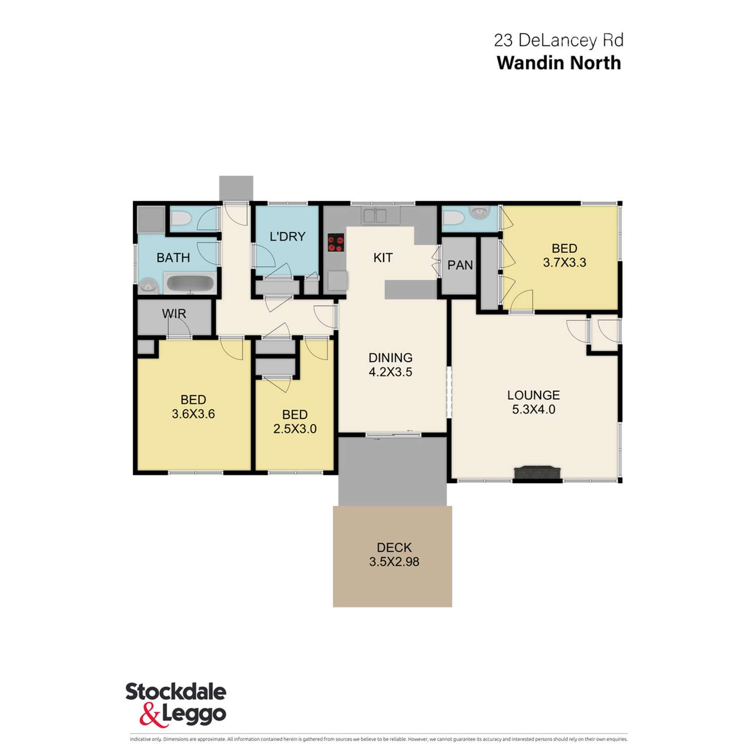 Floorplan of Homely house listing, 23 De Lancey Road, Wandin North VIC 3139