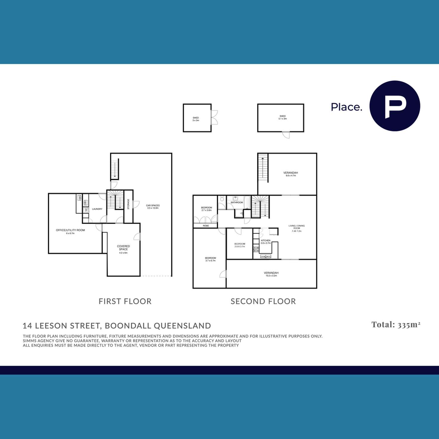 Floorplan of Homely house listing, 14 Leeson Street, Boondall QLD 4034