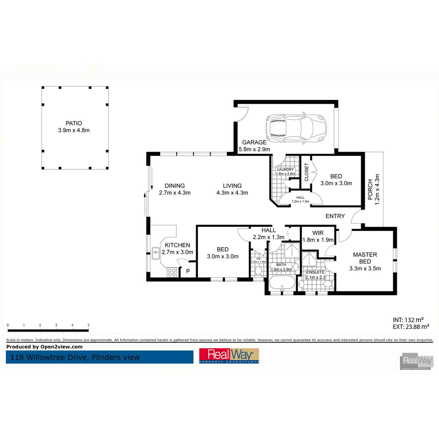 Floorplan of Homely house listing, 118 Willowtree Drive, Flinders View QLD 4305