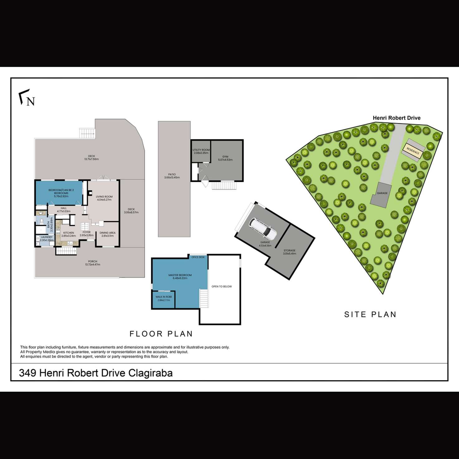 Floorplan of Homely acreageSemiRural listing, 349 Henri Robert Drive, Clagiraba QLD 4211