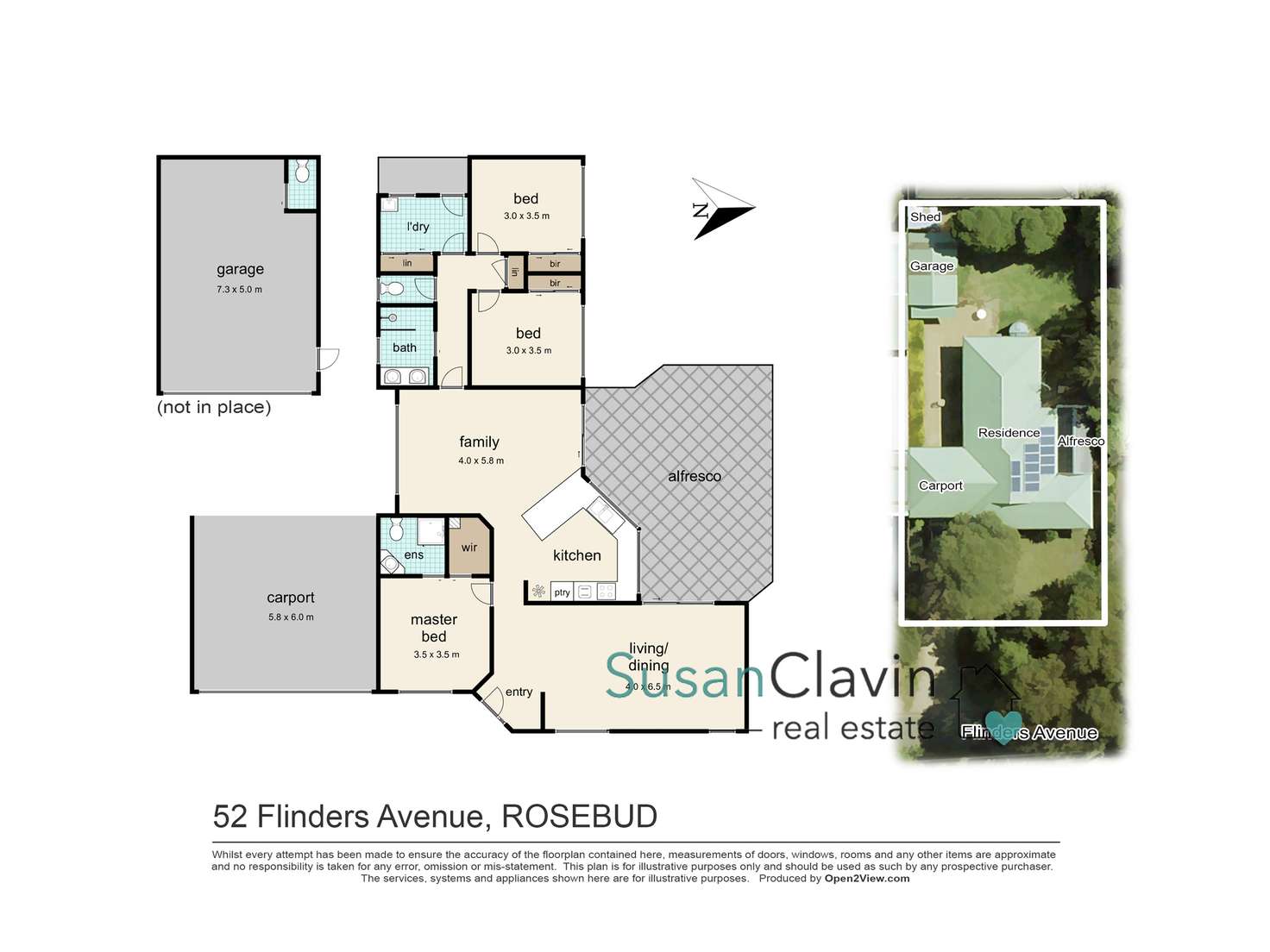 Floorplan of Homely house listing, 52 Flinders Avenue, Rosebud VIC 3939