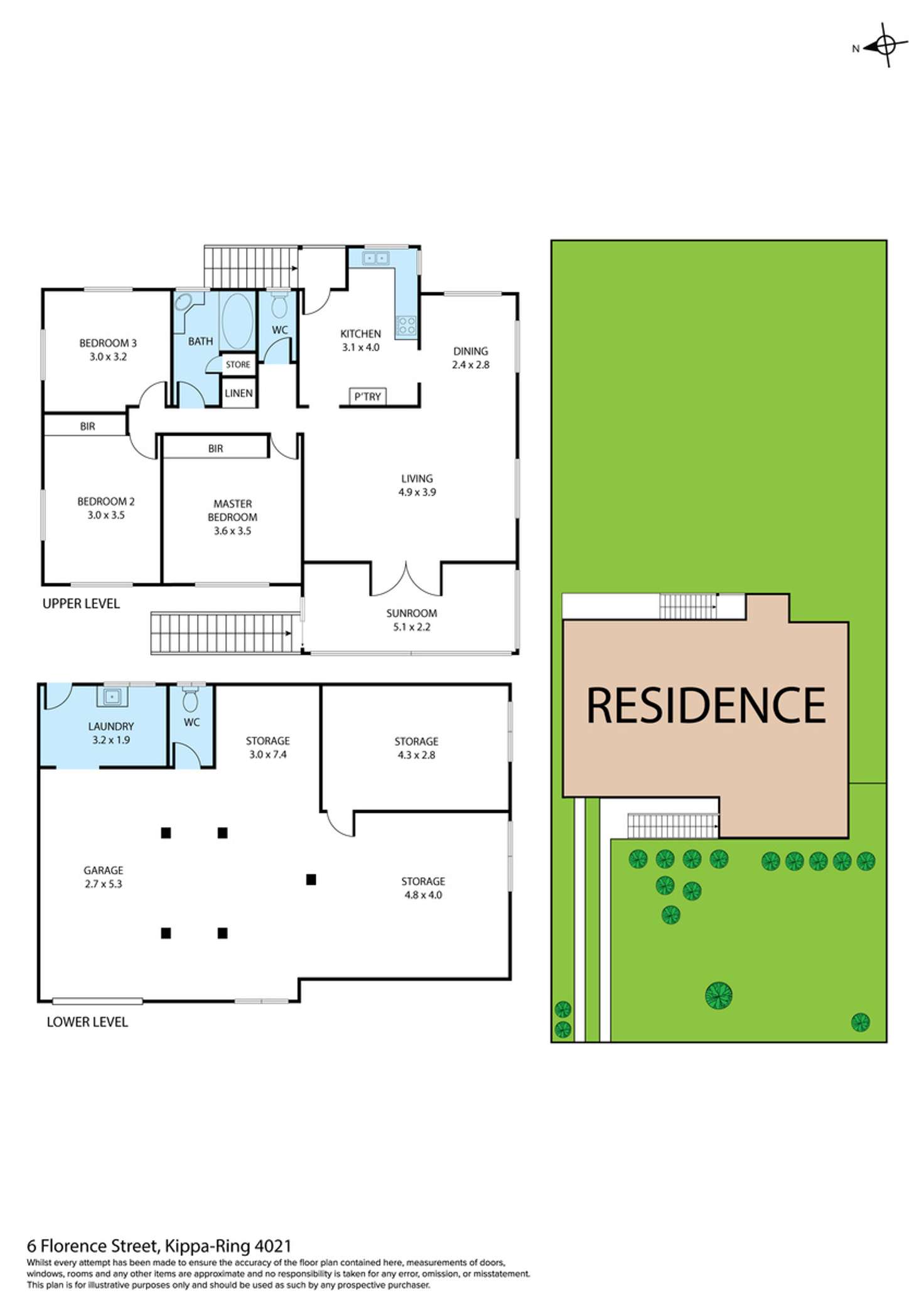 Floorplan of Homely house listing, 6 Florence Street, Kippa-Ring QLD 4021