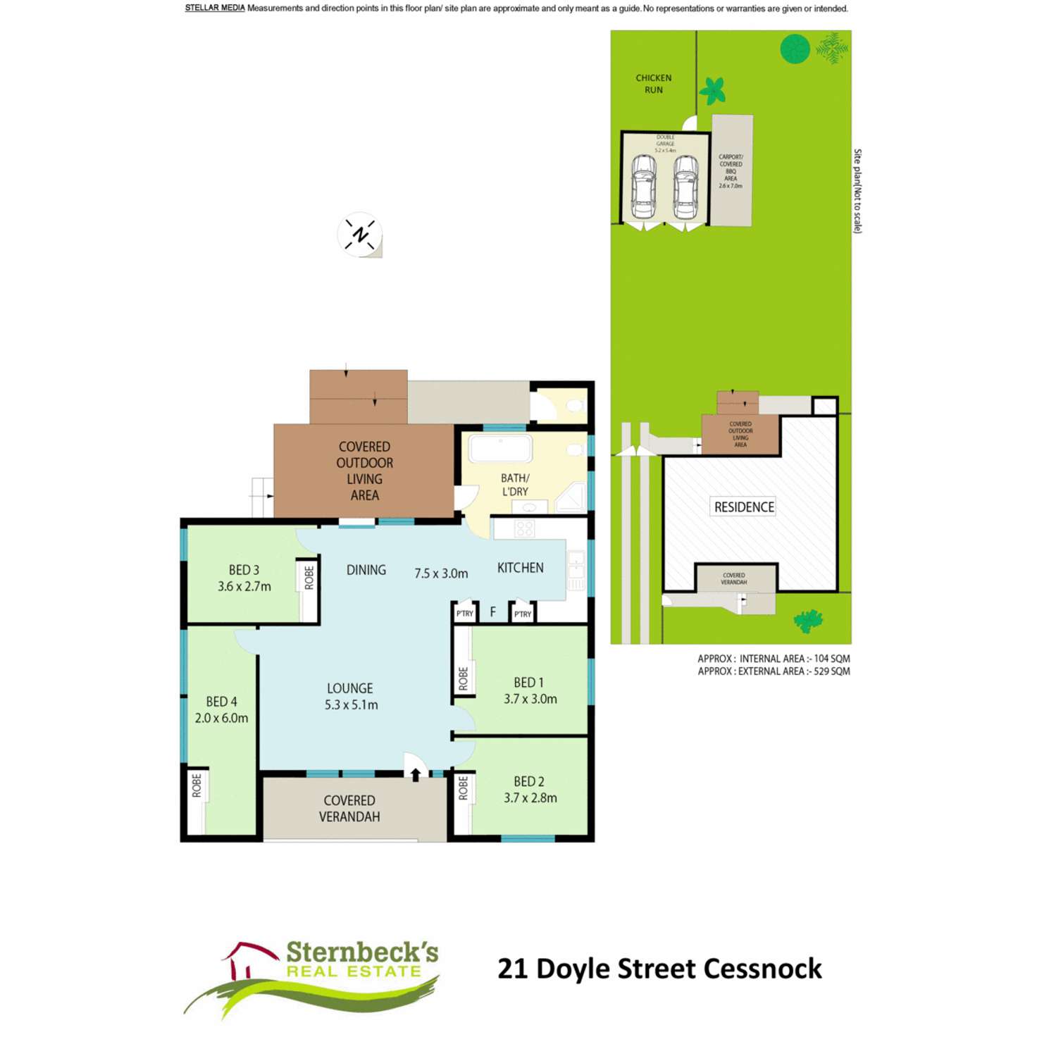 Floorplan of Homely house listing, 21 Doyle Street, Cessnock NSW 2325