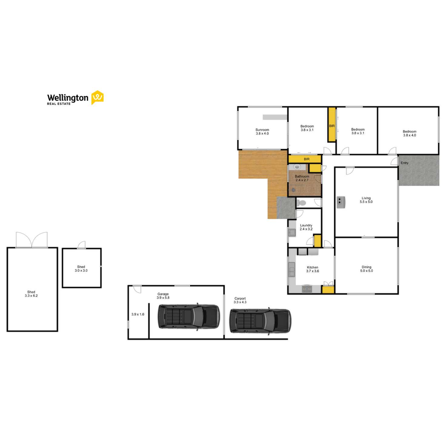 Floorplan of Homely house listing, 16 Jones Street, Stratford VIC 3862