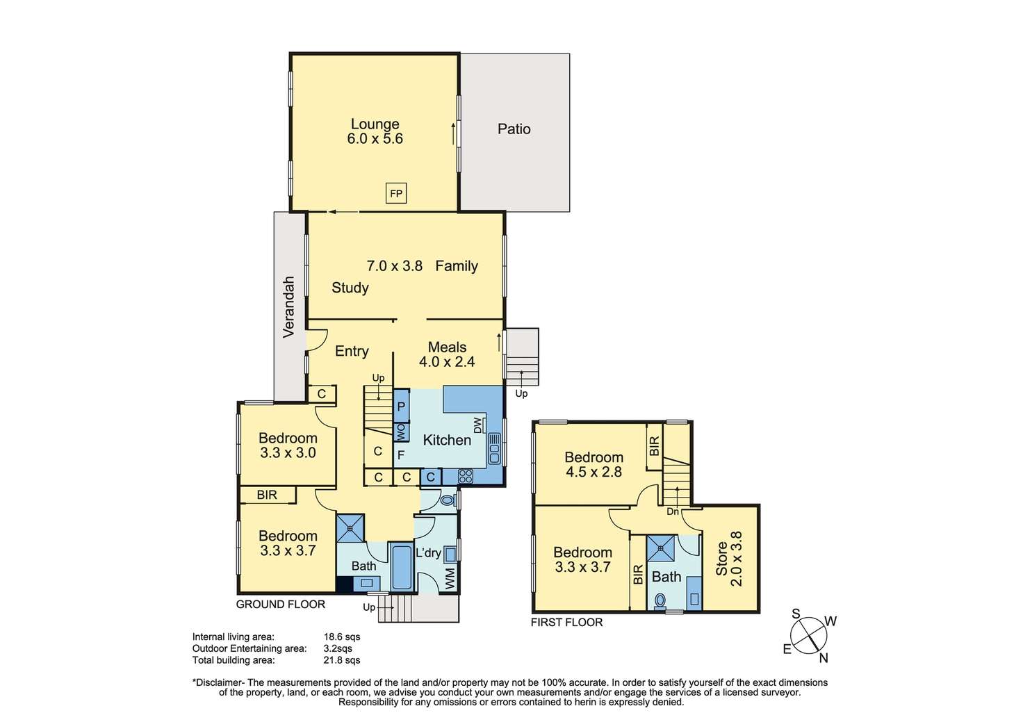 Floorplan of Homely house listing, 3 Miranda Place, Frankston VIC 3199