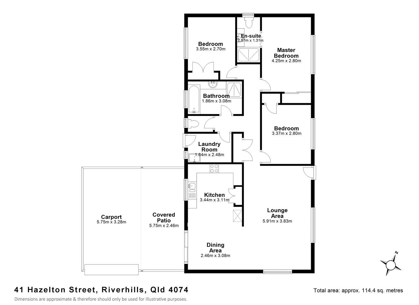 Floorplan of Homely house listing, 41 Hazelton Street, Riverhills QLD 4074