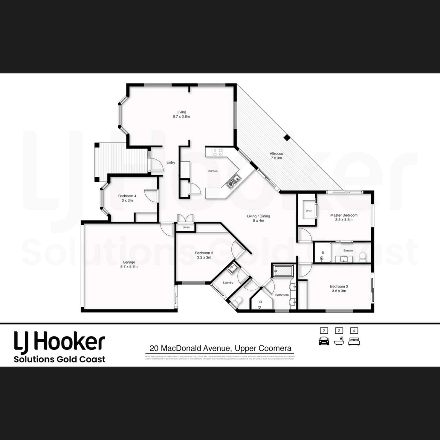 Floorplan of Homely house listing, 20 MacDonald Avenue, Upper Coomera QLD 4209