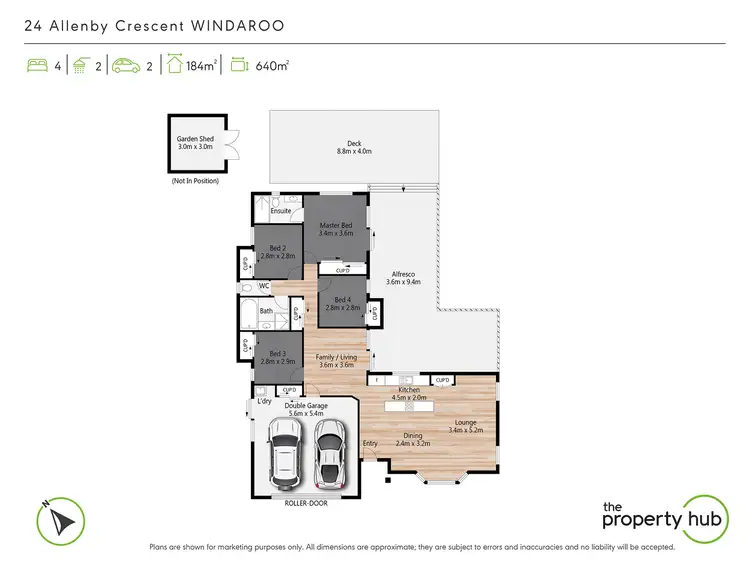 Floorplan of Homely house listing, 24 Allenby Crescent, Windaroo QLD 4207