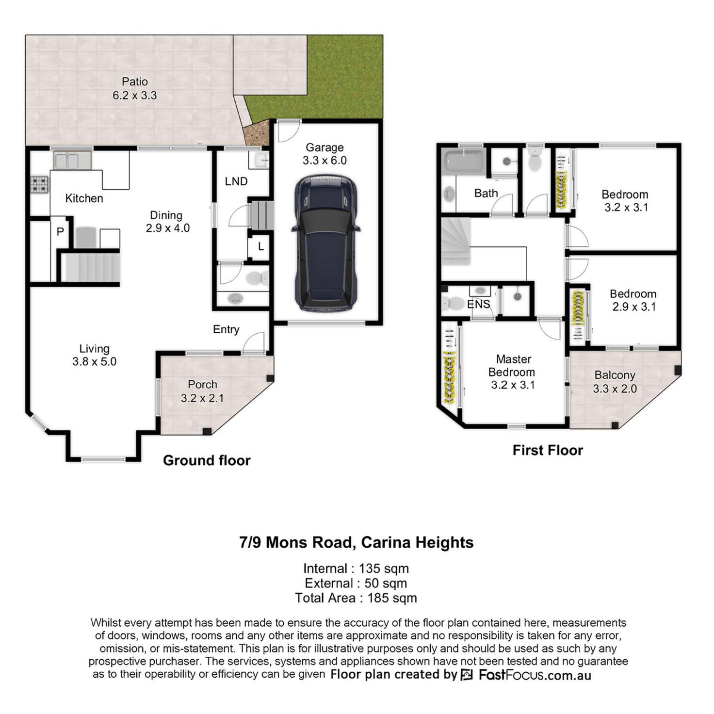 Floorplan of Homely townhouse listing, 7/9 Mons Road, Carina Heights QLD 4152