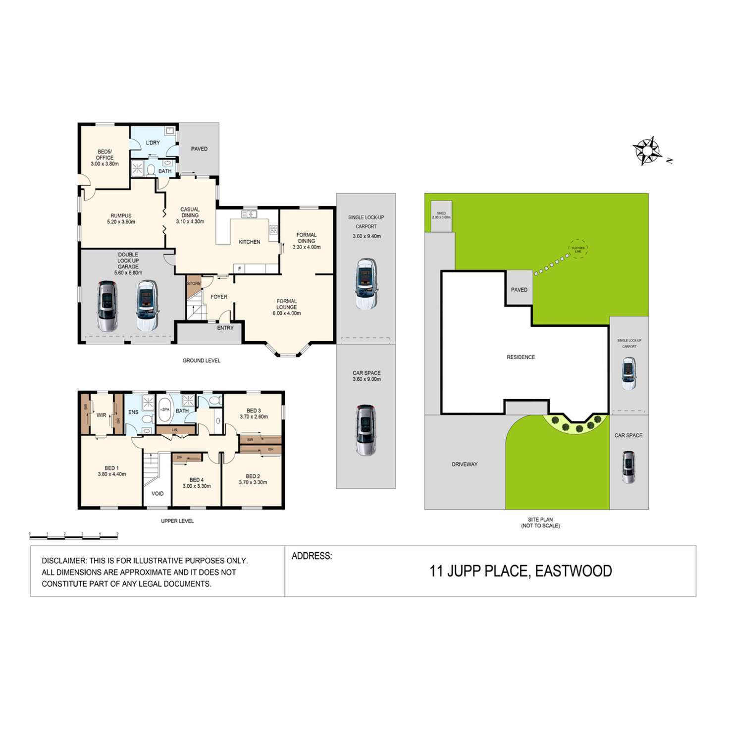 Floorplan of Homely house listing, 11 Jupp Place, Eastwood NSW 2122