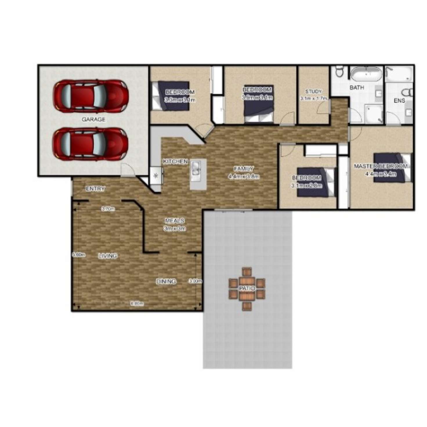 Floorplan of Homely house listing, 101 Hilliards Park Drive, Wellington Point QLD 4160