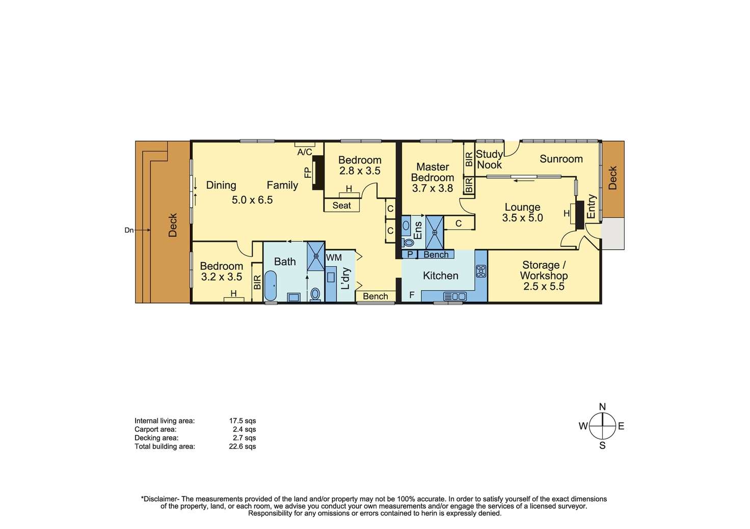 Floorplan of Homely house listing, 22 Second Avenue, Rosebud VIC 3939