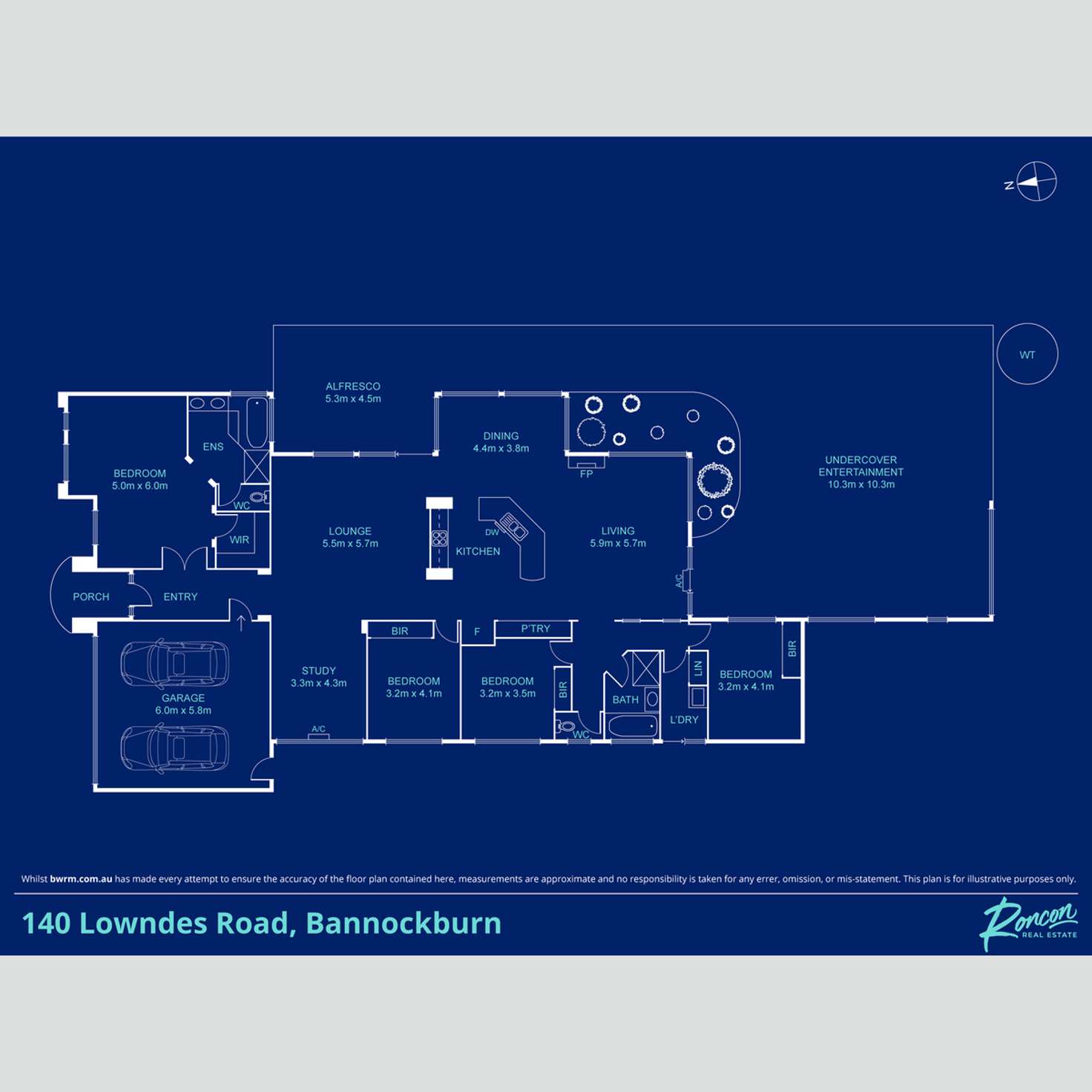 Floorplan of Homely house listing, 140 Lowndes Road, Bannockburn VIC 3331