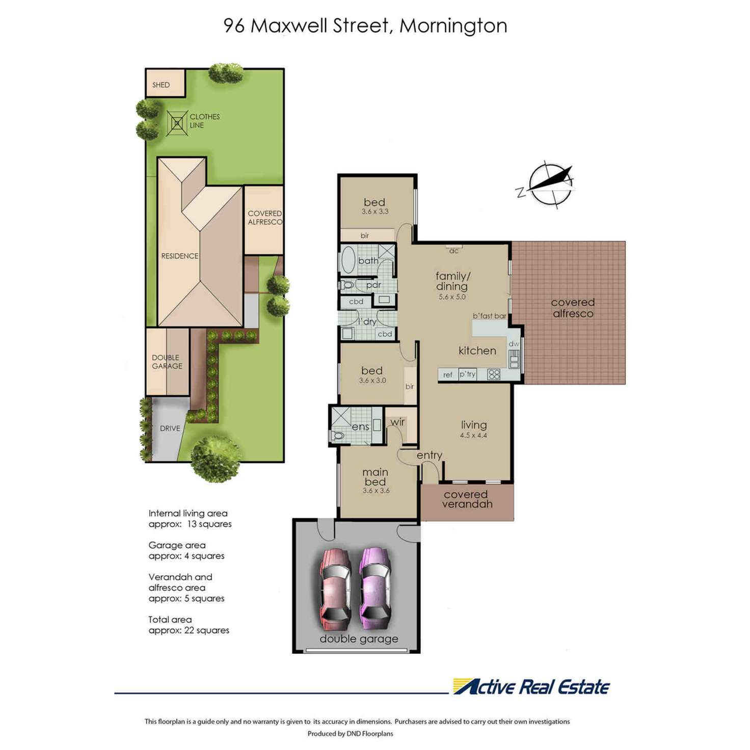 Floorplan of Homely house listing, 96 Maxwell Street, Mornington VIC 3931