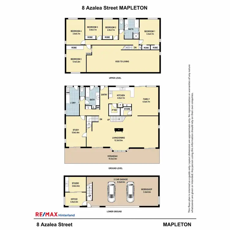 Floorplan of Homely house listing, 8 Azalea Street, Mapleton QLD 4560