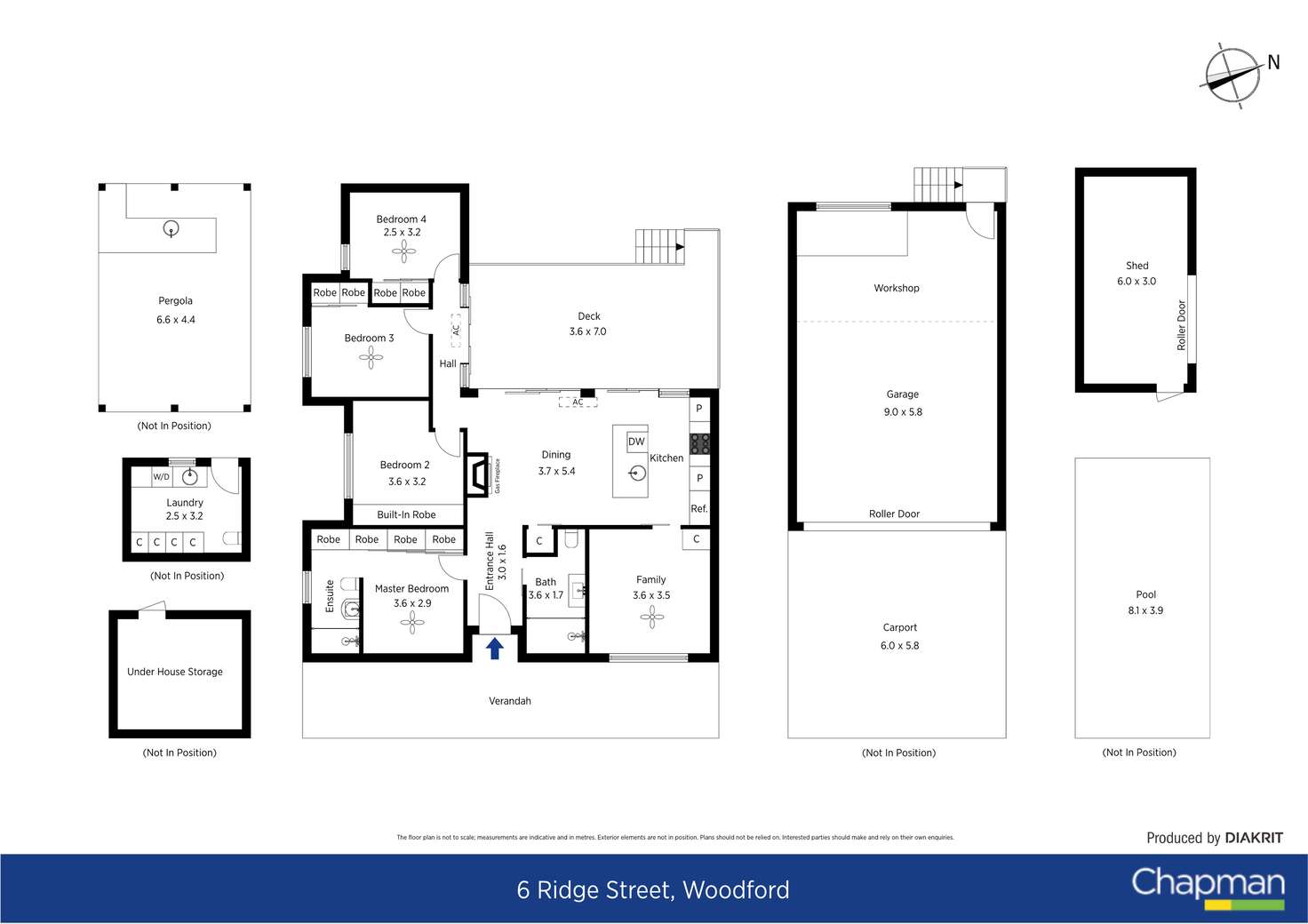 Floorplan of Homely house listing, 6 Ridge Street, Woodford NSW 2778