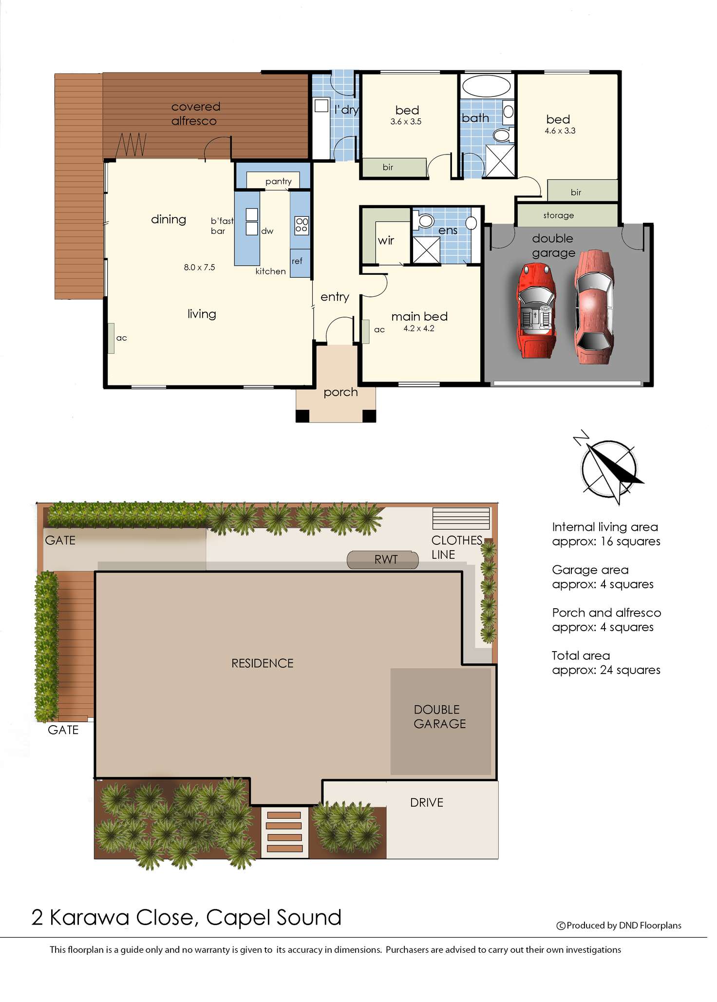 Floorplan of Homely house listing, 2 Karawa Close, Capel Sound VIC 3940