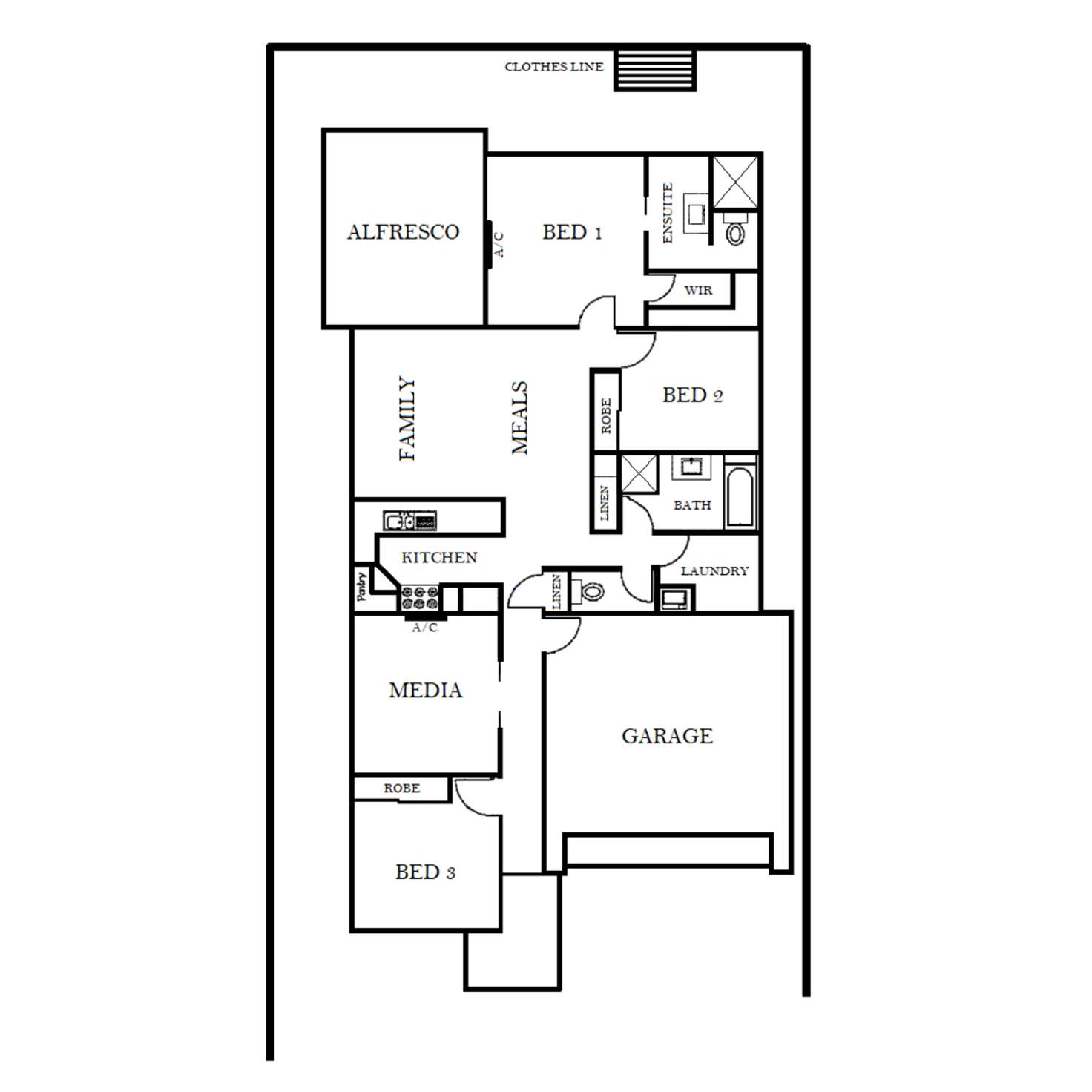 Floorplan of Homely house listing, 18 Lark Place, Redbank Plains QLD 4301