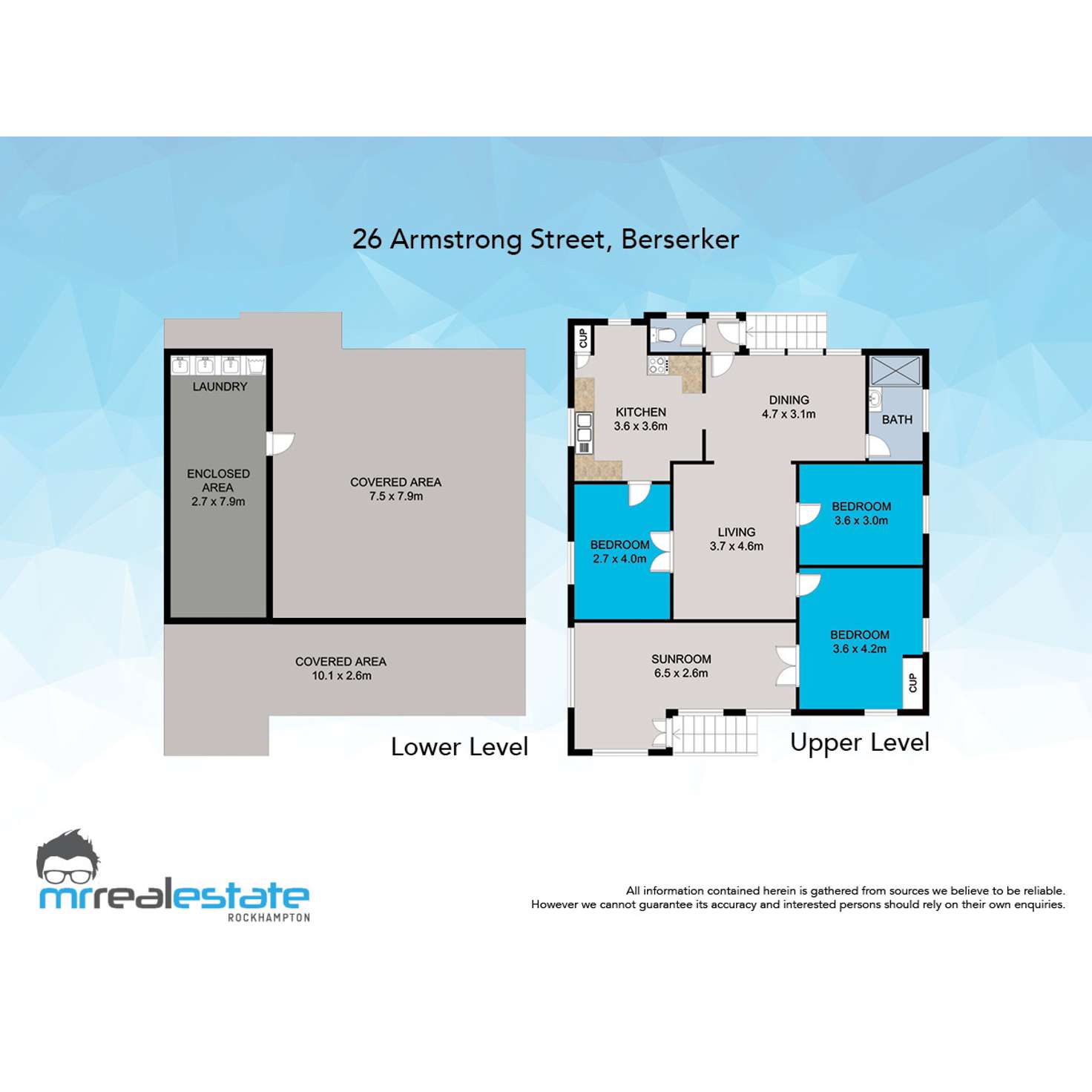 Floorplan of Homely house listing, 26 Armstrong Street, Berserker QLD 4701