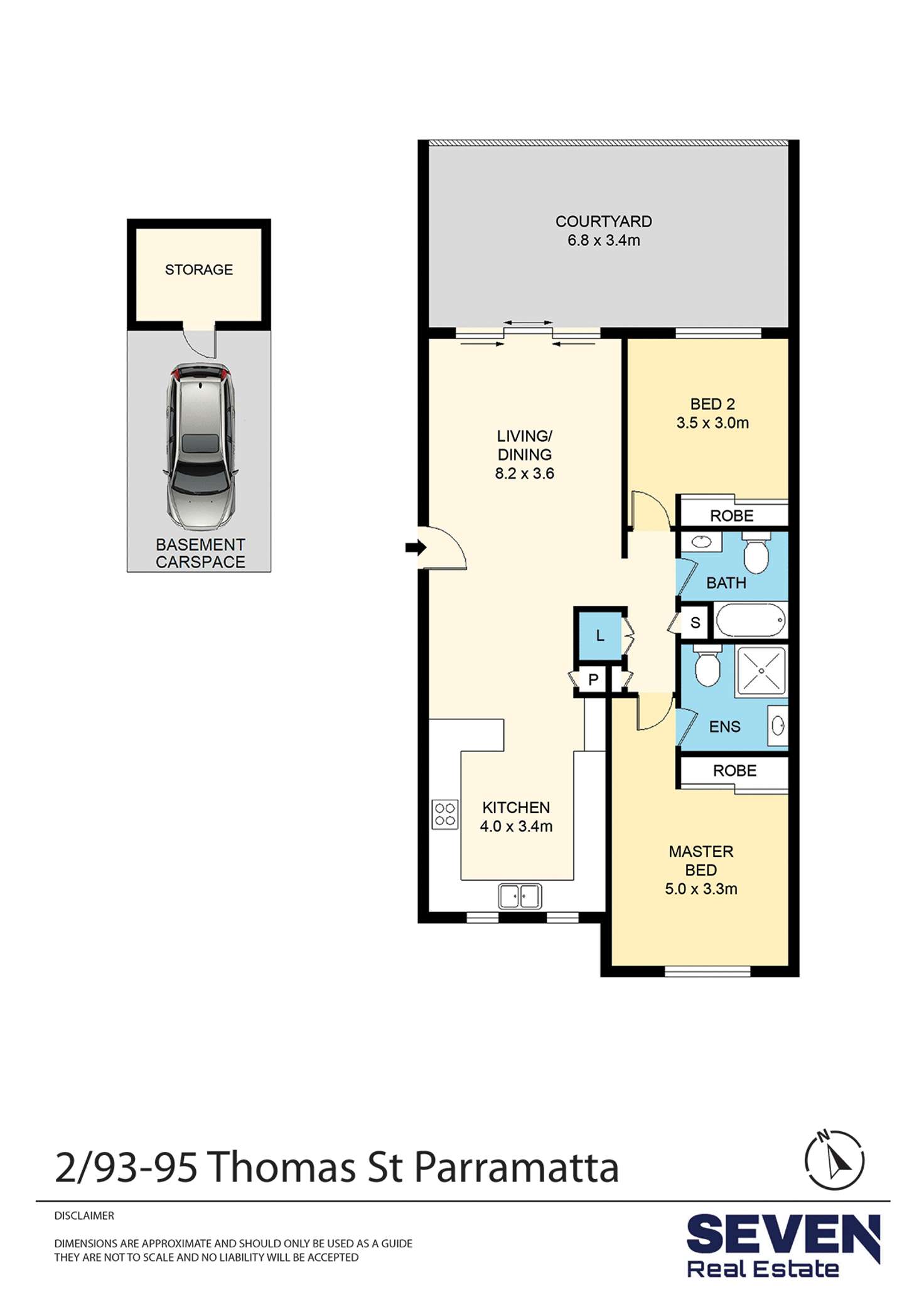 Floorplan of Homely apartment listing, 2/93-95 Thomas Street, Parramatta NSW 2150