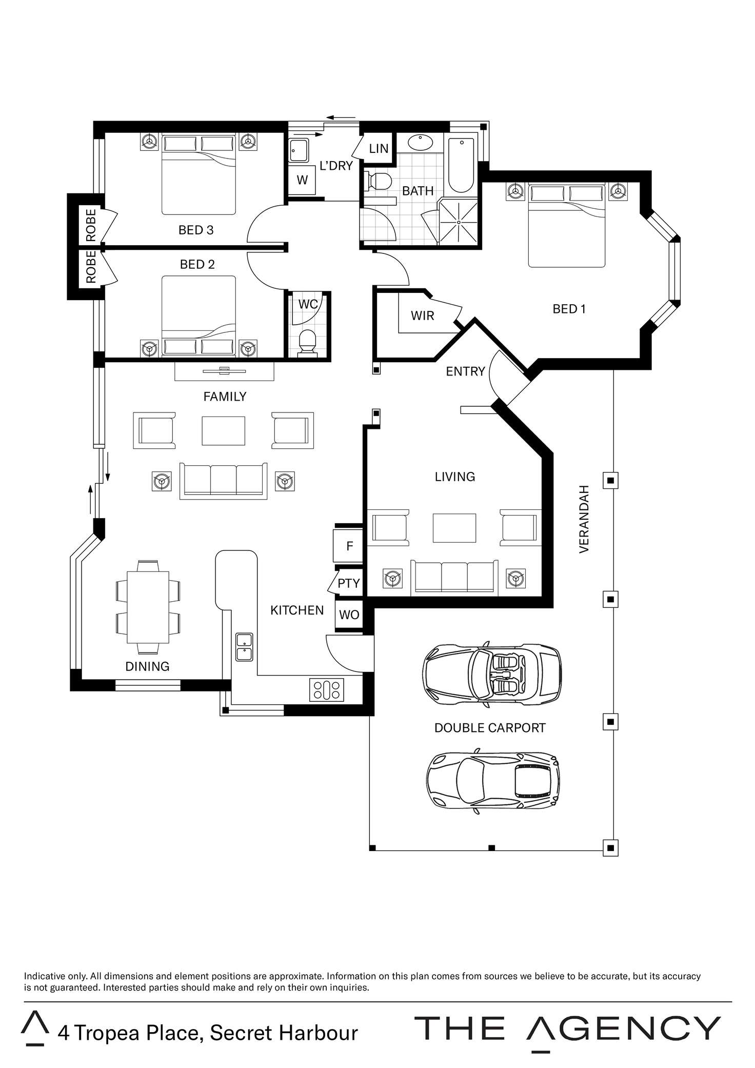 Floorplan of Homely house listing, 4 Tropea Place, Secret Harbour WA 6173