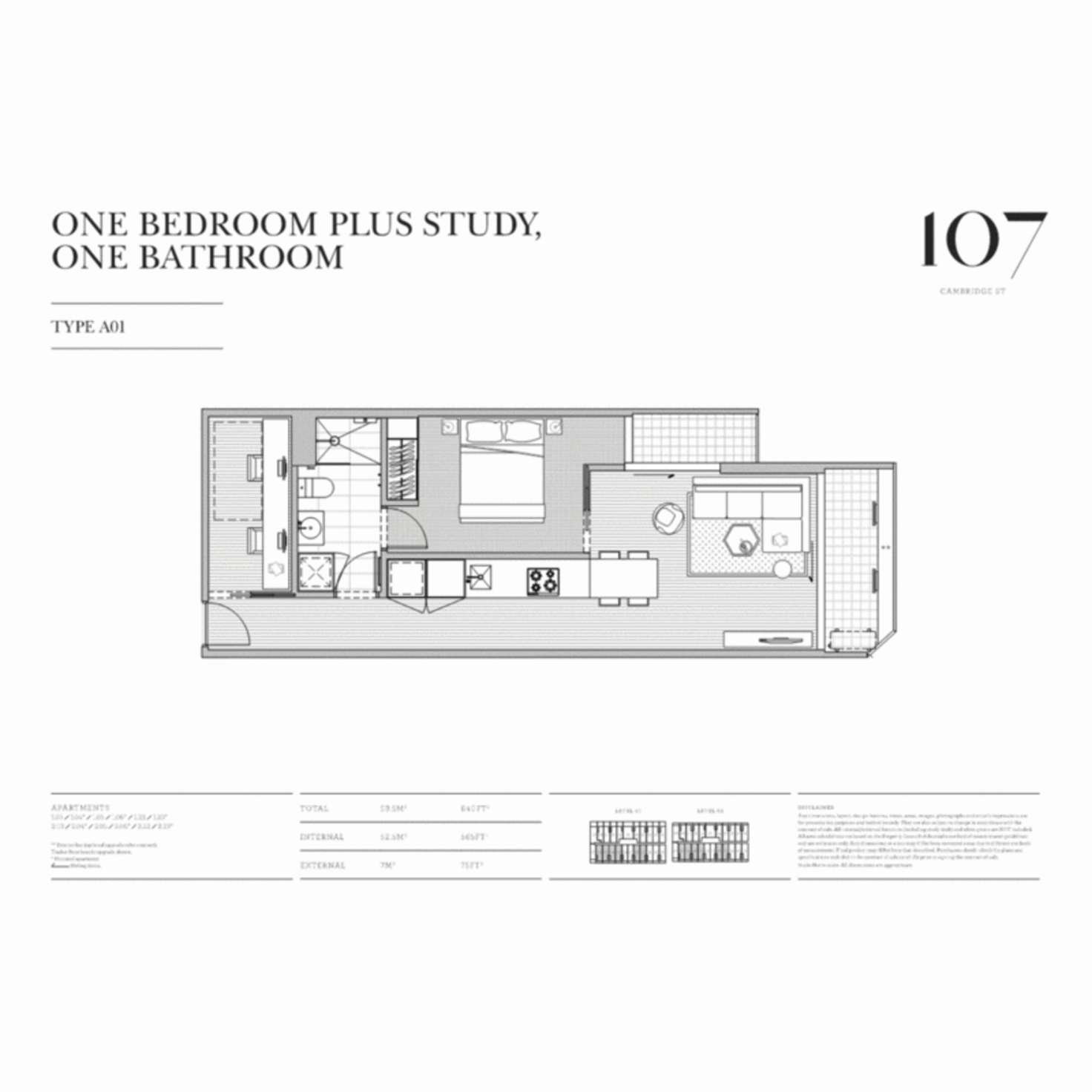 Floorplan of Homely apartment listing, 103/107 Cambridge Street, Collingwood VIC 3066