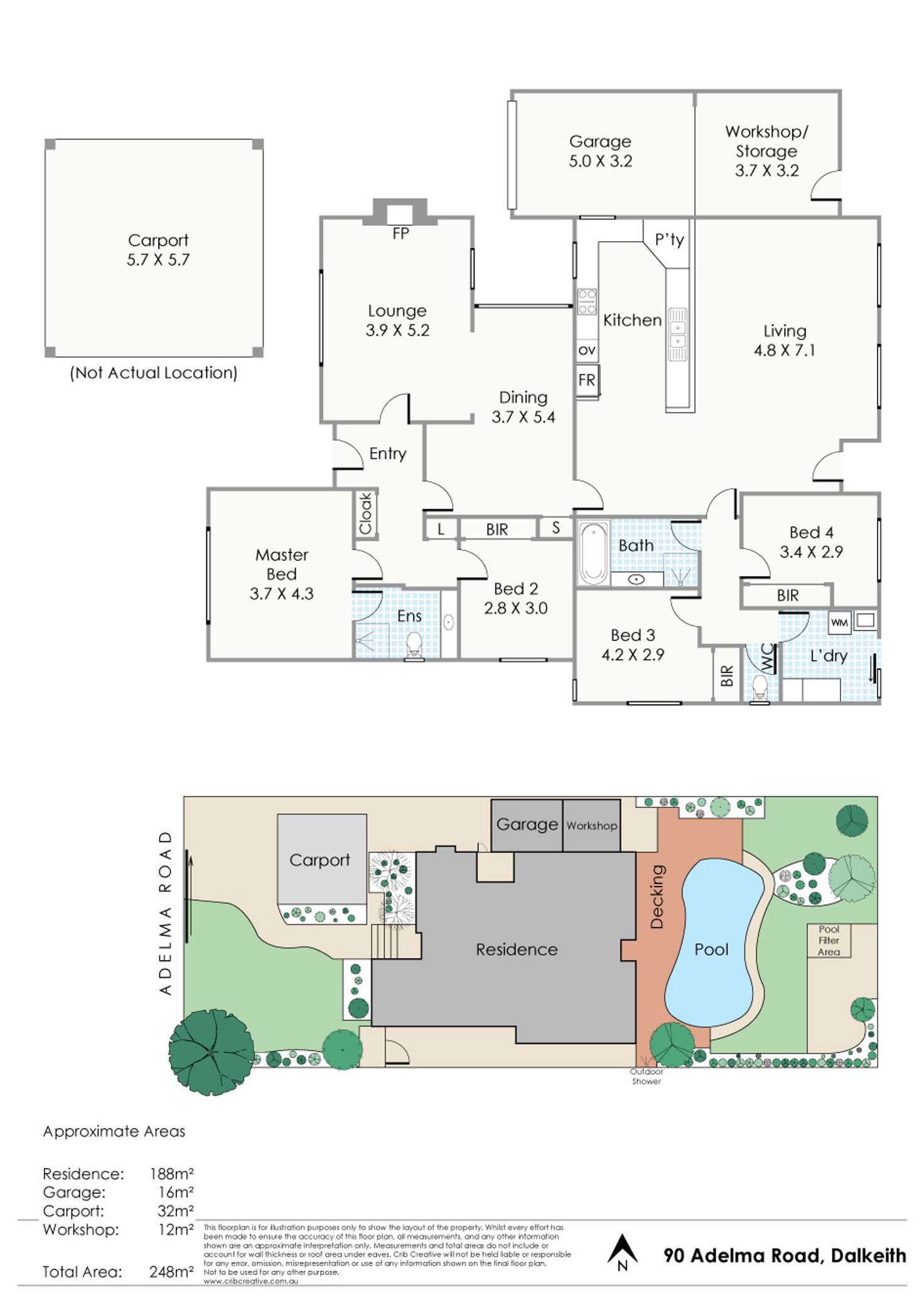 Floorplan of Homely house listing, 90 Adelma Road, Dalkeith WA 6009