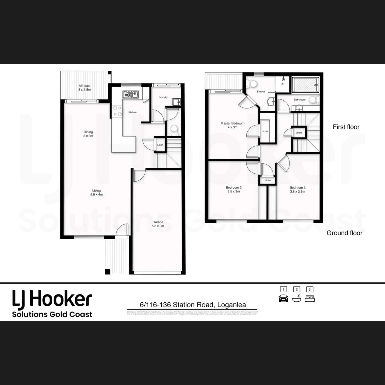 Floorplan of Homely unit listing, 6/116-136 Station Road, Loganlea QLD 4131